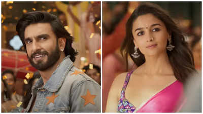 WATCH: Ranveer Singh and Alia Bhatt give a colourful twist to the ICONIC song 'Jhoomka Gira Re' with their peppy dance number 'What Jhumka'