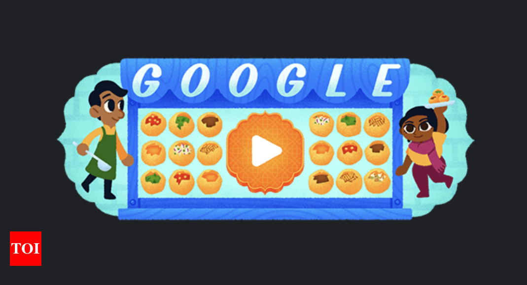 Google: Pani puri game on Google Doodle: How to play, tips to increase score – Times of India