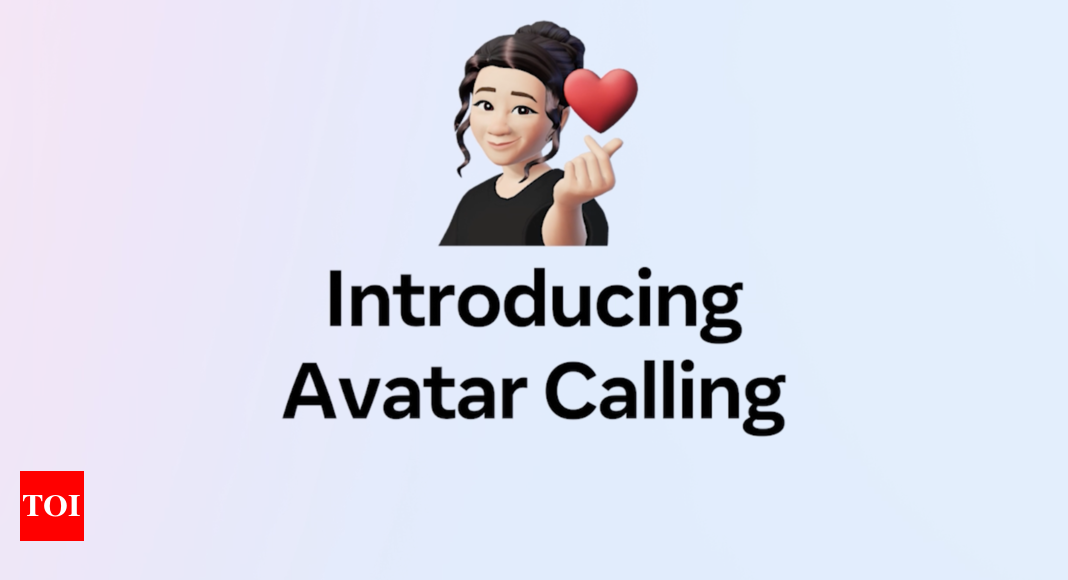 Meta brings avatar video calls to Instagram and Messenger – Times of India