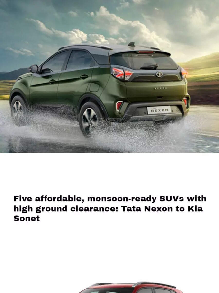 Five affordable, monsoonready SUVs with high ground clearance Tata