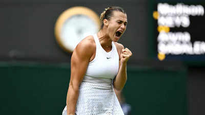 Aryna Sabalenka overpowers Madison Keys to book Wimbledon semi-final spot