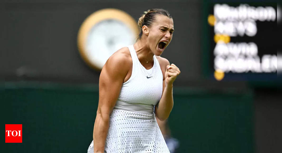 Aryna Sabalenka overpowers Madison Keys to book Wimbledon semi-final spot | Tennis News – Times of India