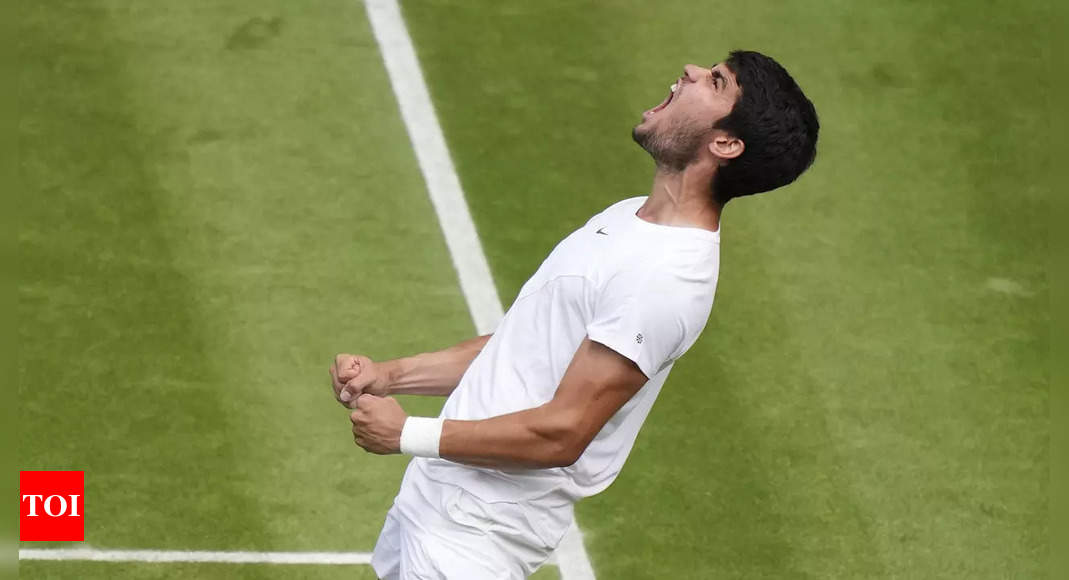 Carlos Alcaraz douses Holger Rune fireworks to reach Wimbledon semis for first time | Tennis News – Times of India