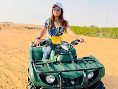 TV actress Janani Ashok Kumar enjoys a vacation with friends