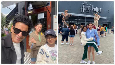 Manoj Bajpayee enjoys vacation in London with his family; fans call him 'real family man' - See photos