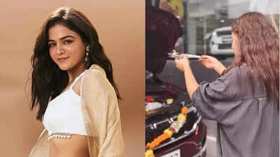 Wamiqa Gabbi brings home her first car | Punjabi Movie News - The ...