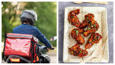 Delivery agent eats customer's chicken wings, and this is what happened next