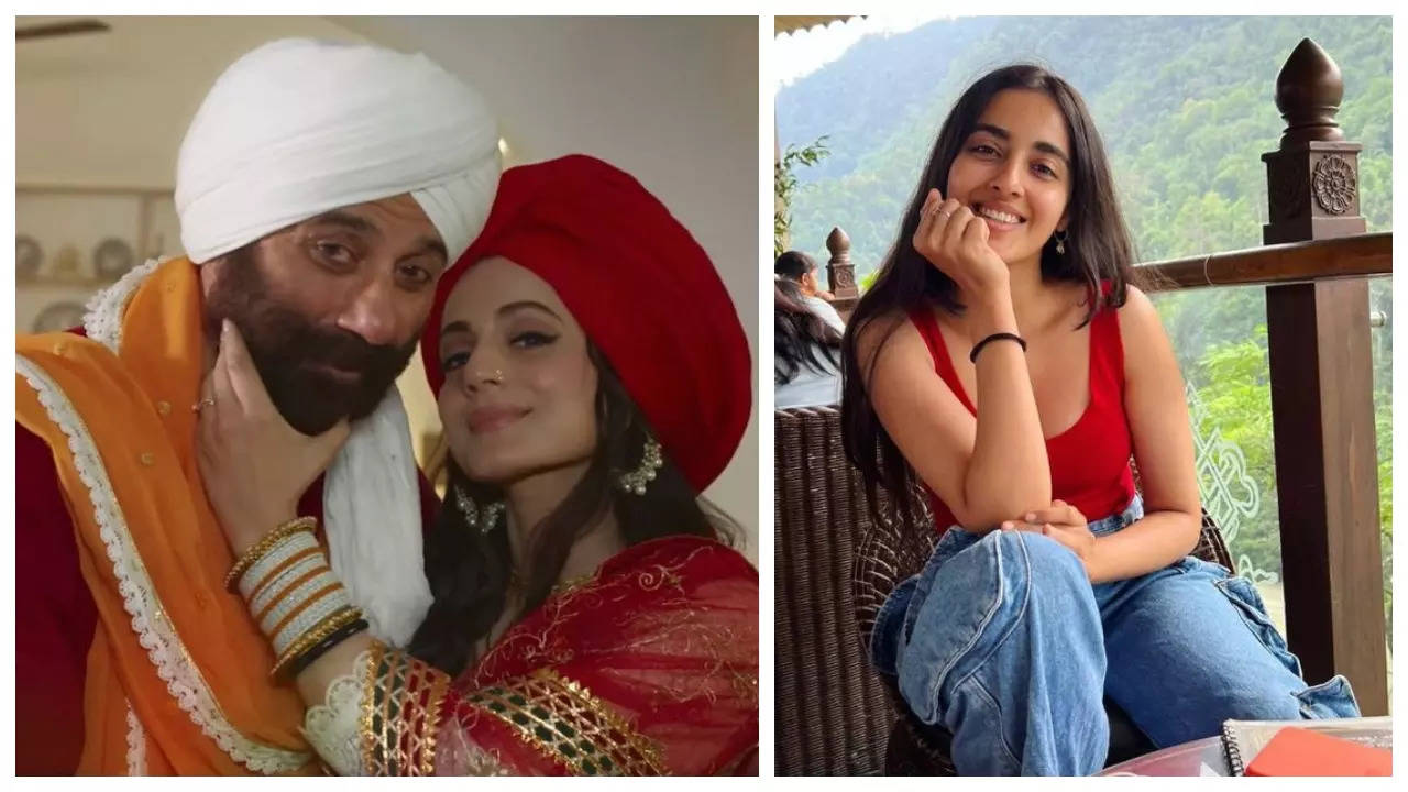 Gadar 2 actress Simrat Kaurs intimate pictures go viral, Ameesha Patel defends her Hindi Movie News pic
