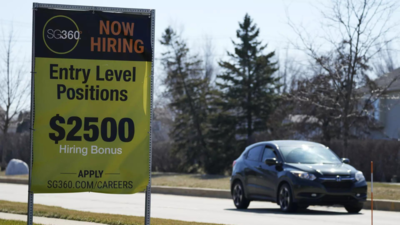 US applications for jobless benefits fall again as labor market