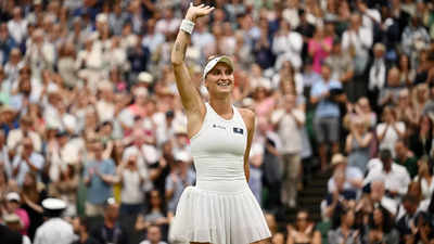 Marketa Vondrousova snaps Elina Svitolina’s run, sets up Wimbledon final with Ons Jabeur