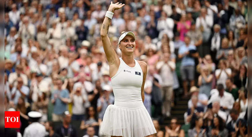 Marketa Vondrousova snaps Elina Svitolina’s run, sets up Wimbledon final with Ons Jabeur | Tennis News – Times of India