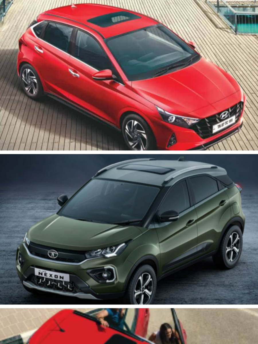 Cars Suvs With Sunroof Under Rs Lakh Hyundai Exter To Tata Nexon