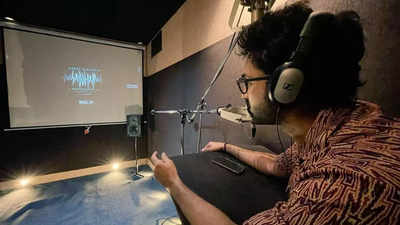 Aadhi begins dubbing for 'Sabdham'