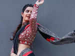 ​Ashika Ranganath drapes sarees with sheer perfection, radiating timeless beauty​