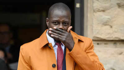 Footballer Benjamin Mendy breaks down as acquitted of sex offences