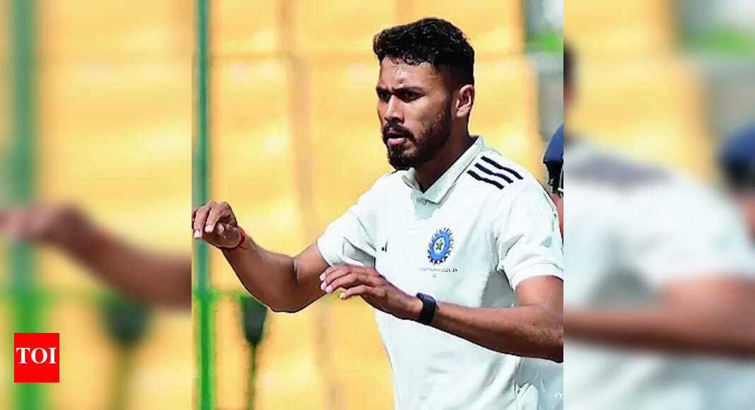 Vidwath Kaverappa: Precision Pays For Karnataka Pacer | Bengaluru News ...