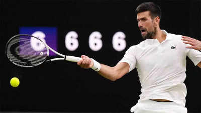 Wimbledon: Novak Djokovic reaches final for the fifth successive year