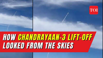 Amazing: Flyer on Chennai-Dhaka flight captures Chandrayaan-3’s journey to space