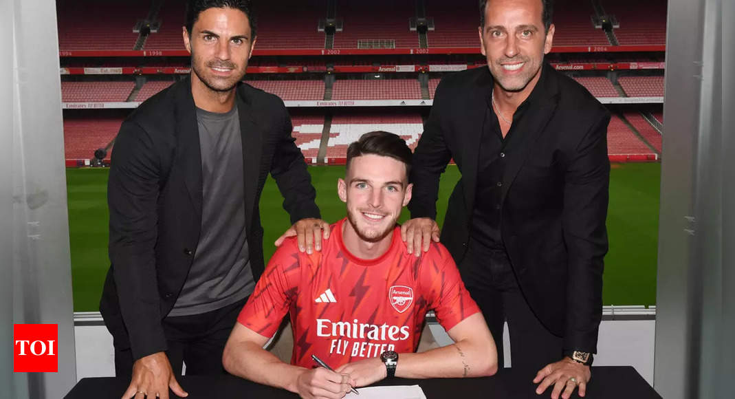 Arsenal sign midfielder Declan Rice from West Ham | Football News – Times of India