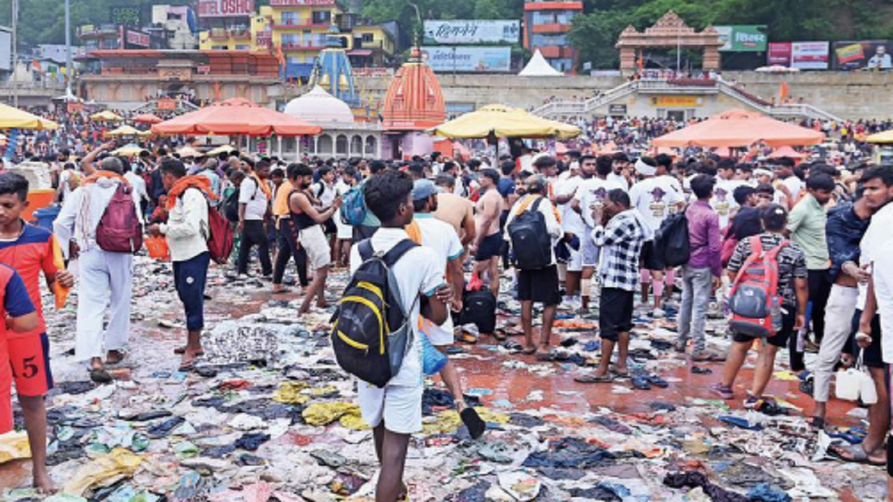 அளவற்ற திடக்கழிவு அவதி, ஆன்மீக அரித்துவார் நியதி - Uttarakhand Hindu Pilgrimage Site Haridwar Excessive Solid Waste Suffering 