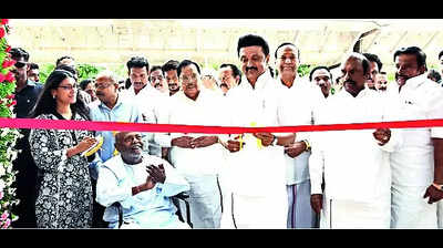 CM Stalin opens Kalaignar library in Madurai