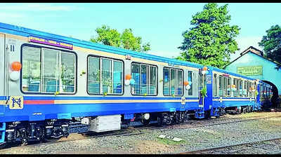 Ooty mountain train gets new coaches with larger windows