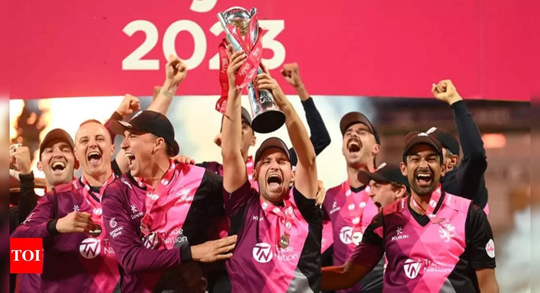 New Zealand duo star as Somerset win English T20 Blast | Cricket News – Times of India