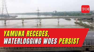 Delhi floods: Yamuna water recedes, but several areas still waterlogged; watch drone visuals