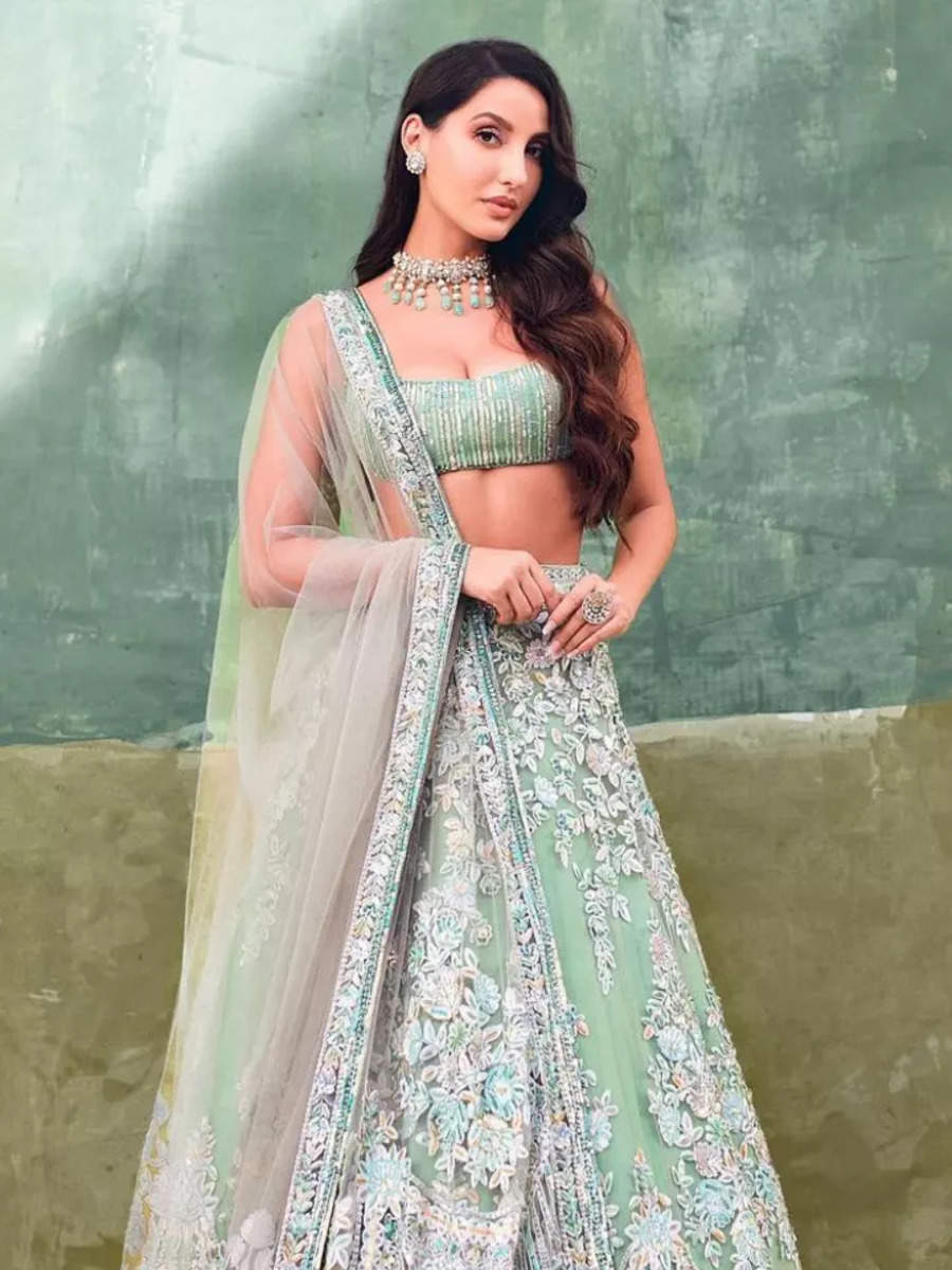 Nora Fatehi is an absolute goddess in lehengas | TOIPhotogallery