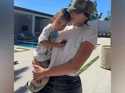 Kylie Jenner shares adorable picture with her son, calls him, "big boy"