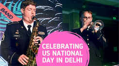 Celebrating US National Day in Delhi