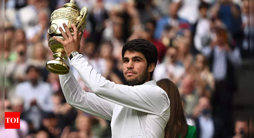 Carlos Alcaraz ends Novak Djokovic’s reign to win maiden Wimbledon title | Tennis News – Times of India