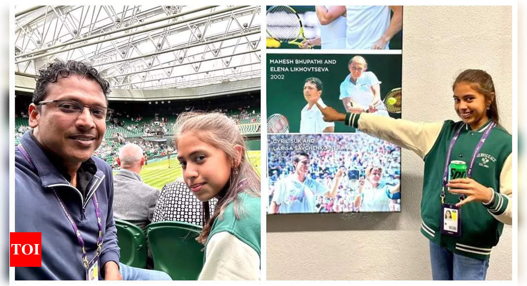 Lara Dutta shares photos of daughter Saira as she attends Wimbledon 2023 with father Mahesh Bhupathi; calls her ‘one lucky girl’ | Hindi Movie News