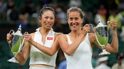 Barbora Strycova wins doubles title with Hsieh Su-wei on her farewell at Wimbledon