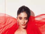 Shivangi Joshi radiates confidence in bright red trail dress