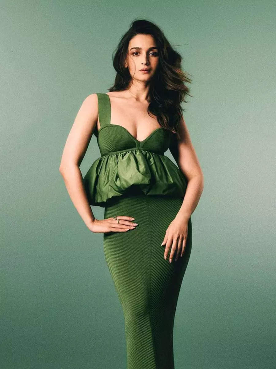 Alia Bhatt’s latest pictures prove that green is her colour ...