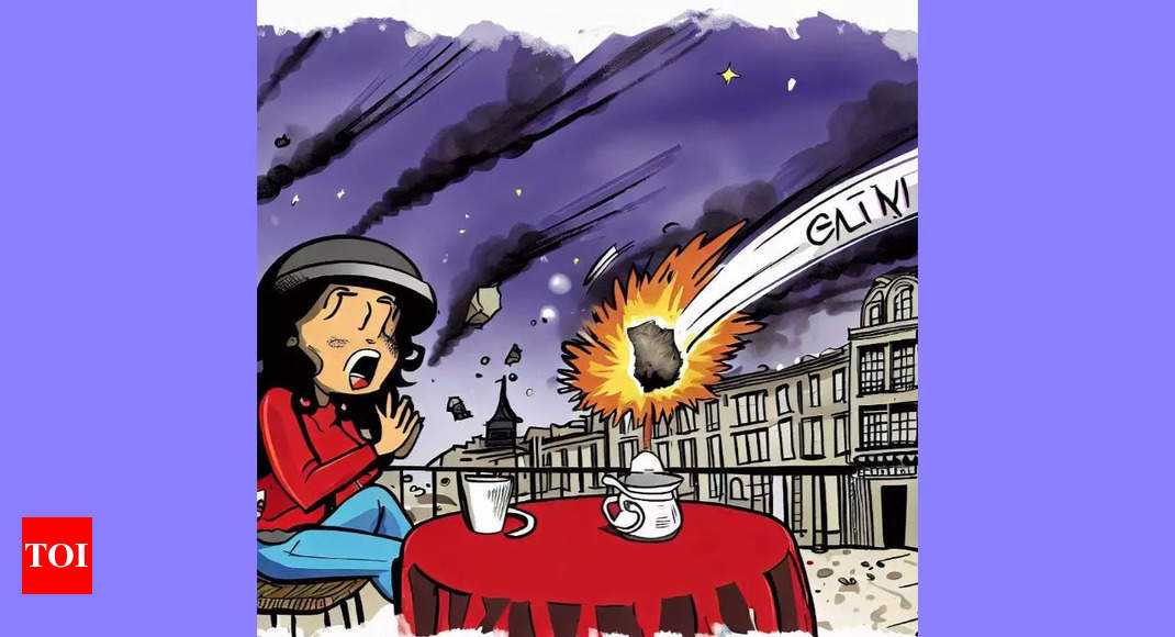 Un meteorite colpisce una donna che beve caffè in Francia