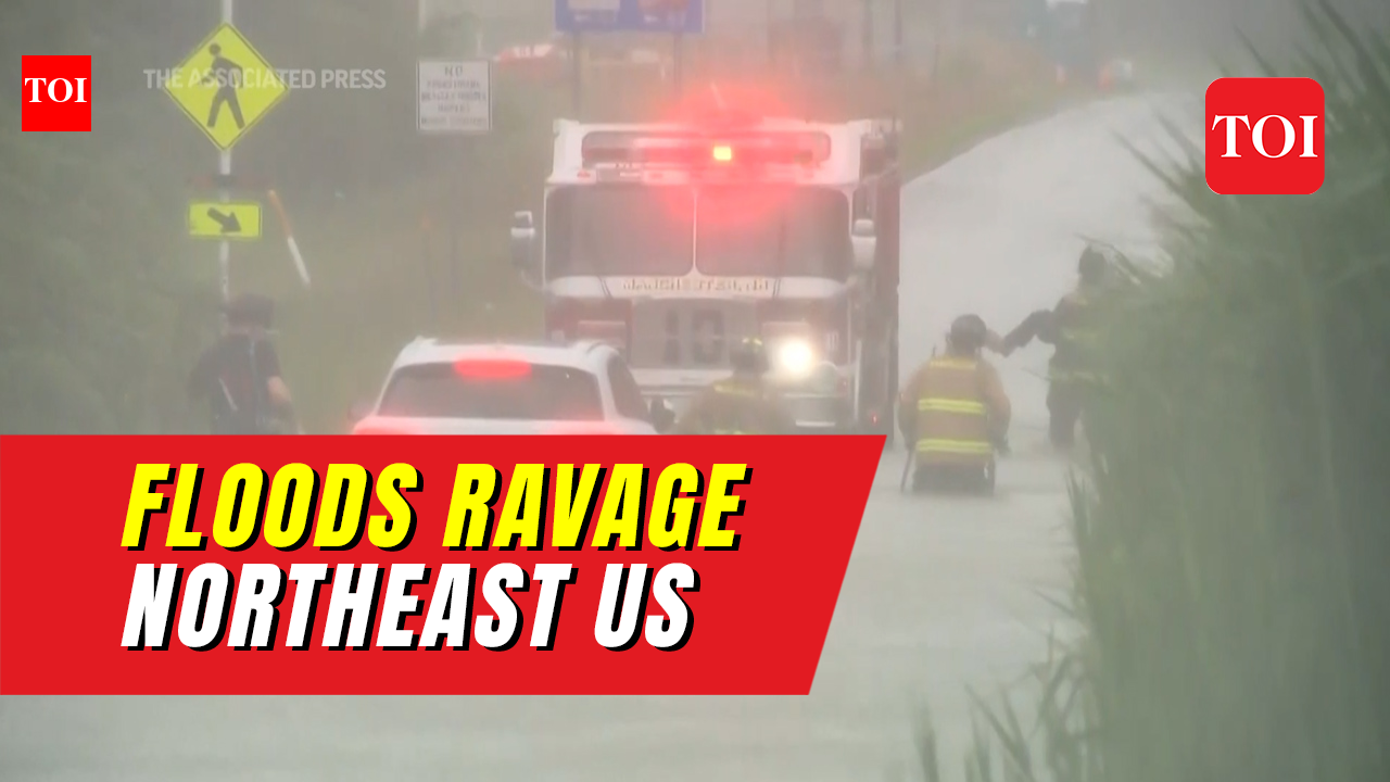 US Weather: Heavy rains and flash flooding swamp Northeast US