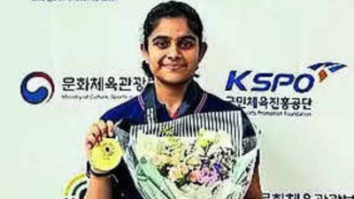 MP schoolgirl wins gold at world shooting c'ship