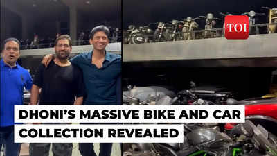MS Dhoni's astonishing bike and car collection leaves Venkatesh Prasad amazed