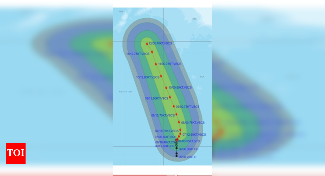 Cyclone In Arabian Sea - Times of India