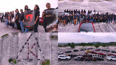 Watch: Rebel star Prabhas fans in St Louis, USA unite for spectacular 'Project K' car rally