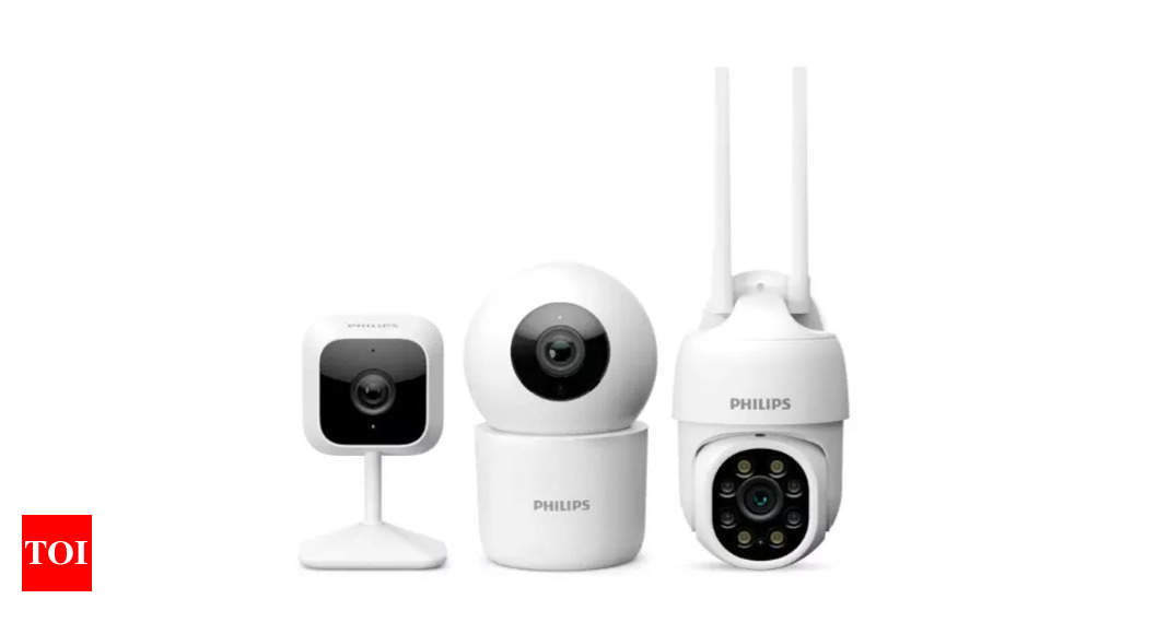 Smart: Philips launches first-ever smart home security camera range in India – Times of India