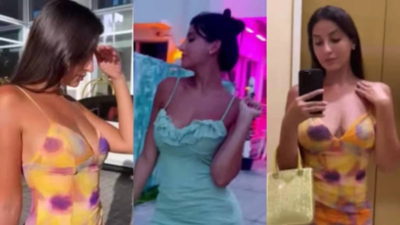 Nora Fatehi Bold Video: Hotness alert! Nora Fatehi oozes oomph in her BOLD  outfits as she holidays in Miami - WATCH IT