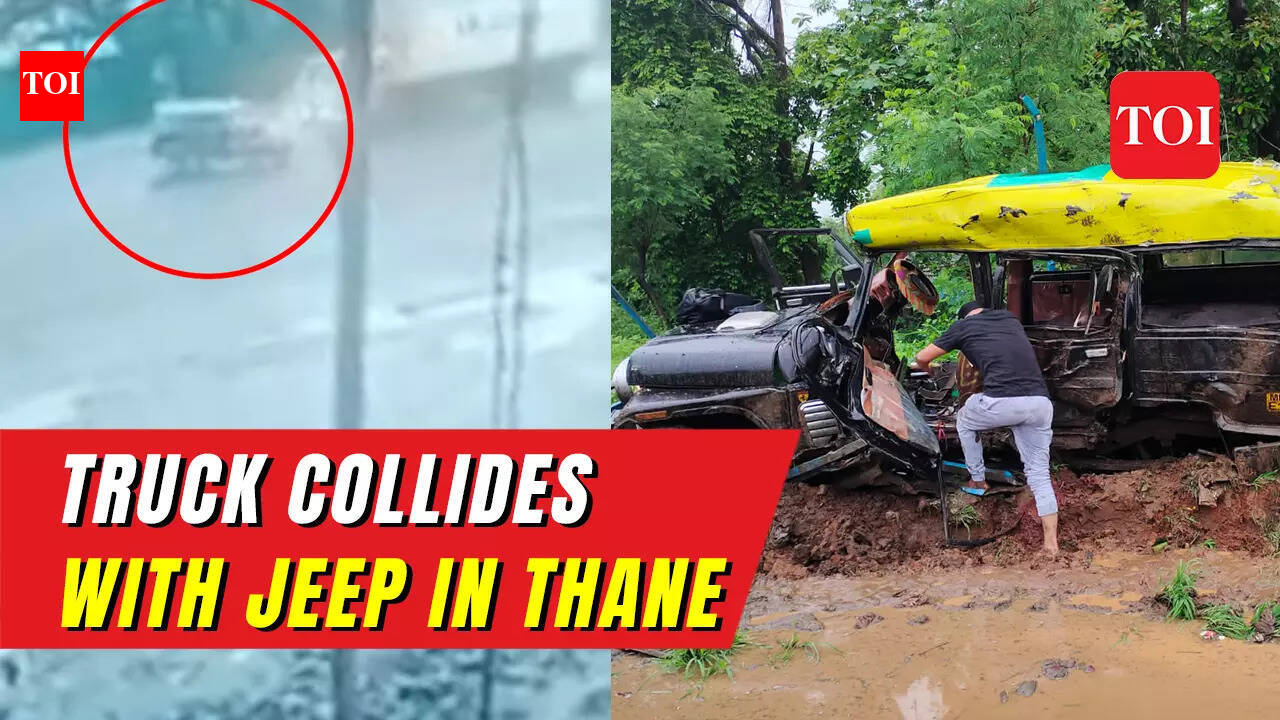 CCTV Video: 6 killed after speeding truck collides with jeep in Mumbai ...
