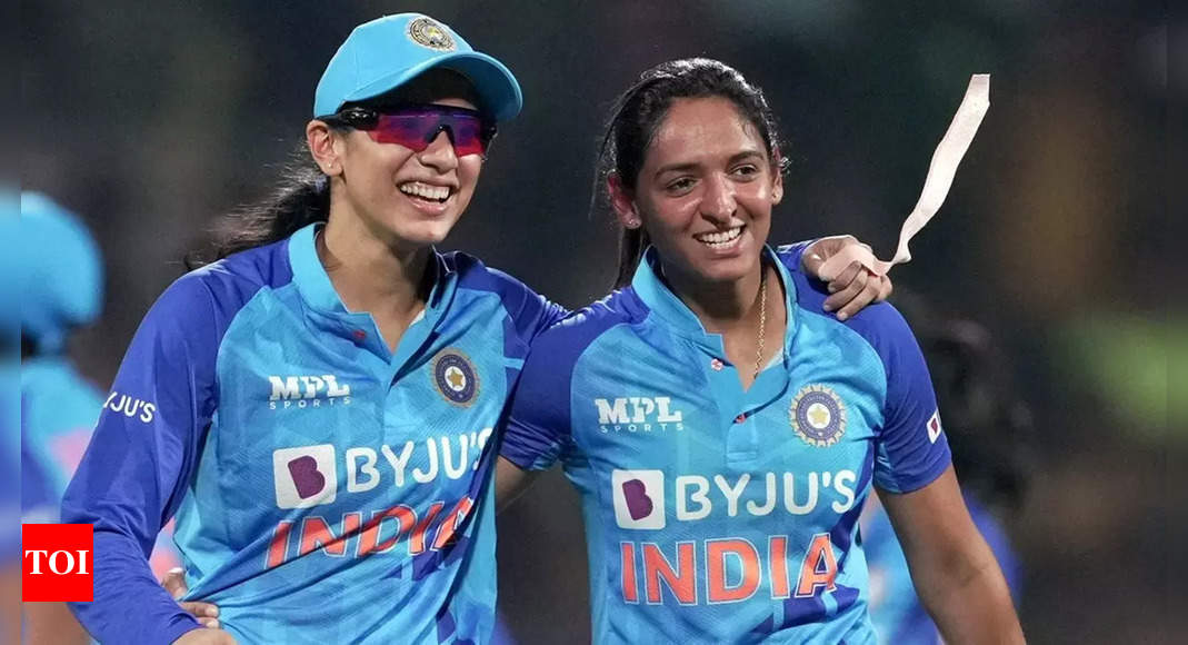 Smriti Mandhana moves up to 6th, Harmanpreet Kaur drops to 8th in ICC Women’s ODI rankings | Cricket News – Times of India