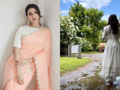 Samantha paints Instagram white with pics in elegant sharara set. It costs  Rs... - India Today