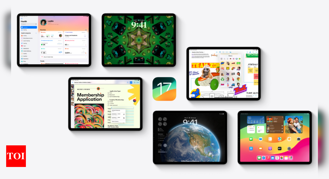 Apple IPadOS 17: iPadOS 17 preview: A personalised and functional update – Times of India