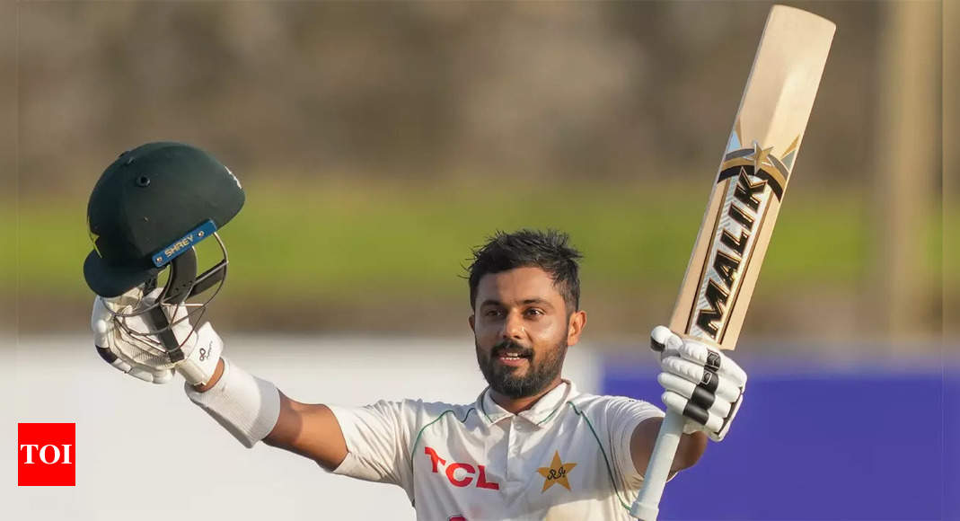 1st Test: Shakeel’s double ton puts Pakistan on top against Sri Lanka | Cricket News – Times of India