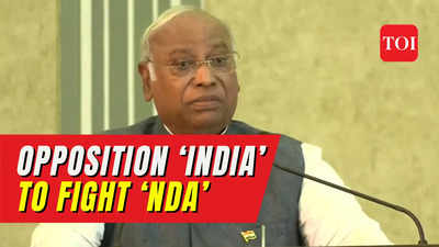 Opposition Alliance to be known as Indian National Developmental Inclusive Alliance or INDIA: Mallikarjun Kharge